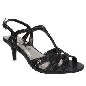 Lunar Womens/Ladies Francie Wide Sandals / Black